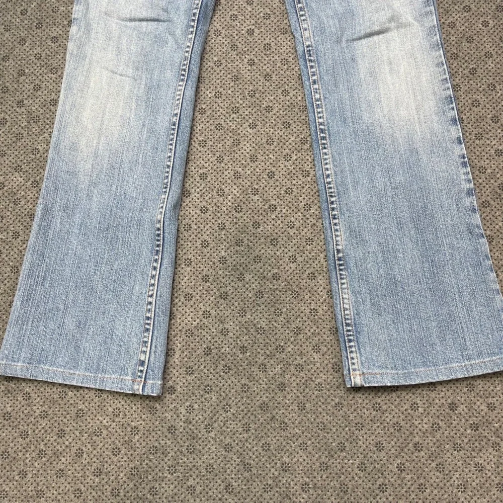 Vintage USA Y2K Armani Exchange Helix Flare Jeans Stone Wash Low Rise 4S W28xL28